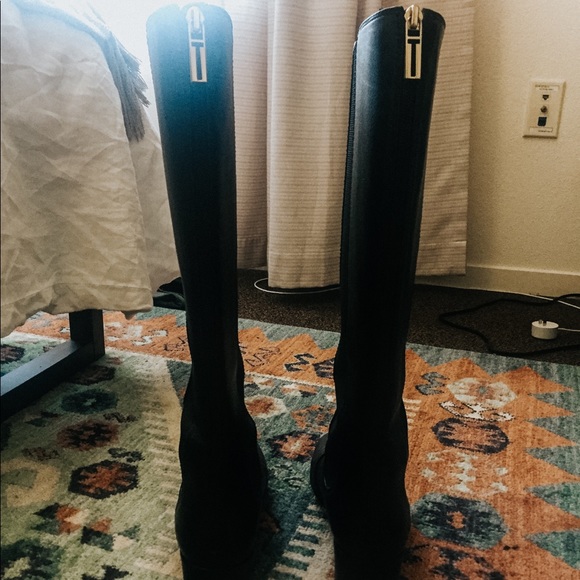 Tory Burch Black Leather Boots - Picture 5 of 8